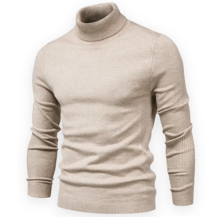 Classic Knitted Men's Sweater - Valen-Brown-S-State of Style