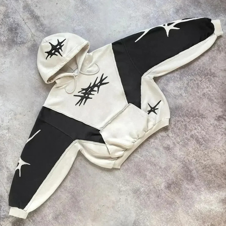 Classic Ladies Hoodie - Noa-Black White-XS-State of Style