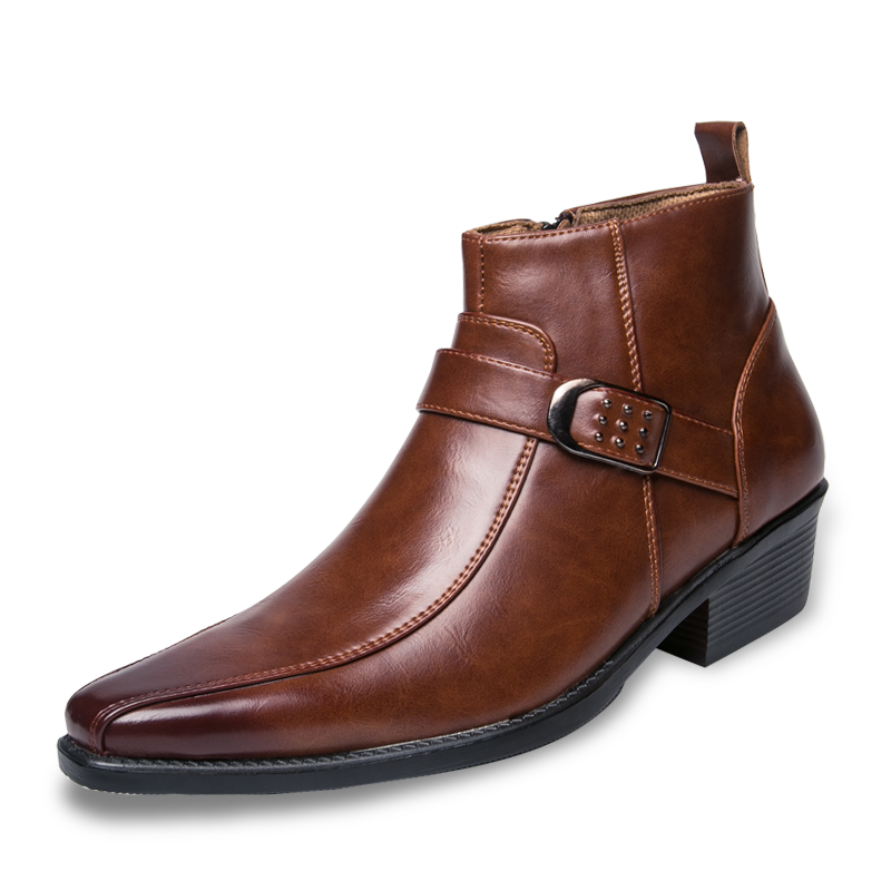 Classic Leather Men’s Boots - Felix-Brown-8-State of Style