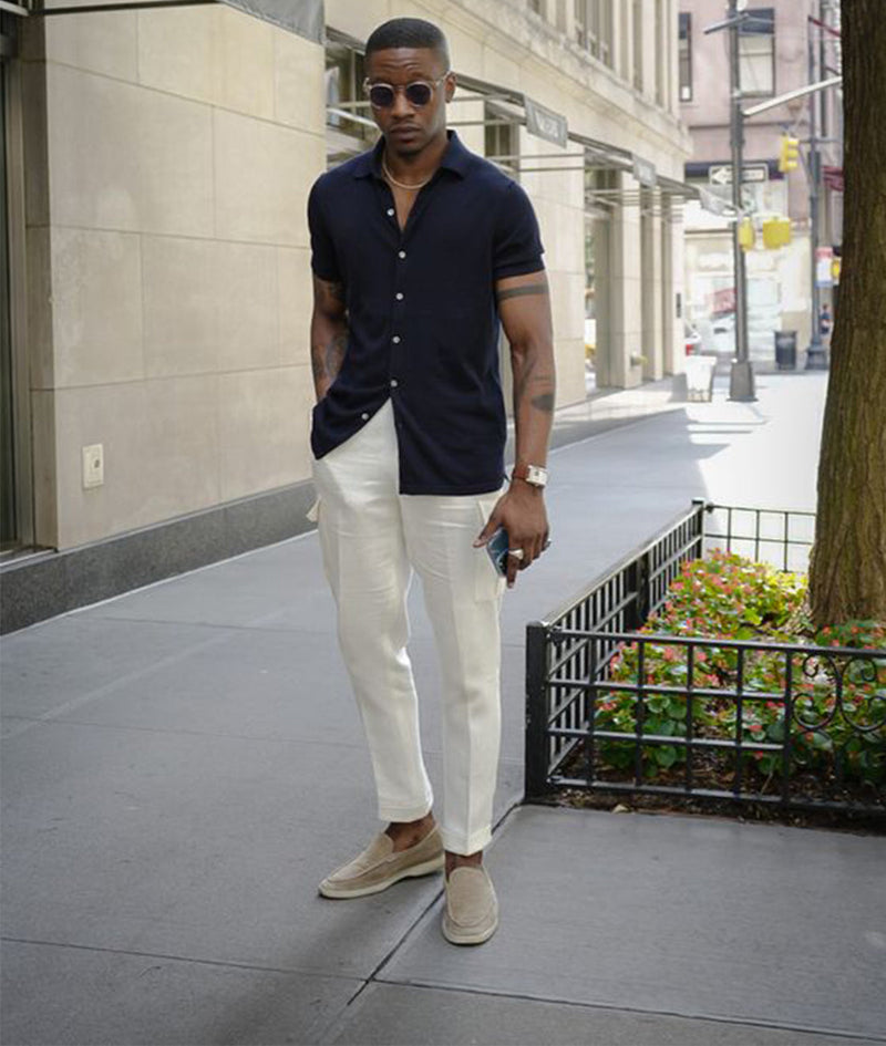 Classic Leather Men's Loafers - Lorenzo-Black-6.5-State of Style