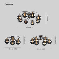 Classic LED Ceiling Light - LumiAura-4-Smoky Grey-Daylight-State of Style