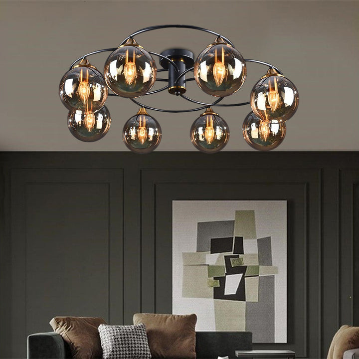 Classic LED Ceiling Light - LumiAura-8-Amber-Daylight-State of Style
