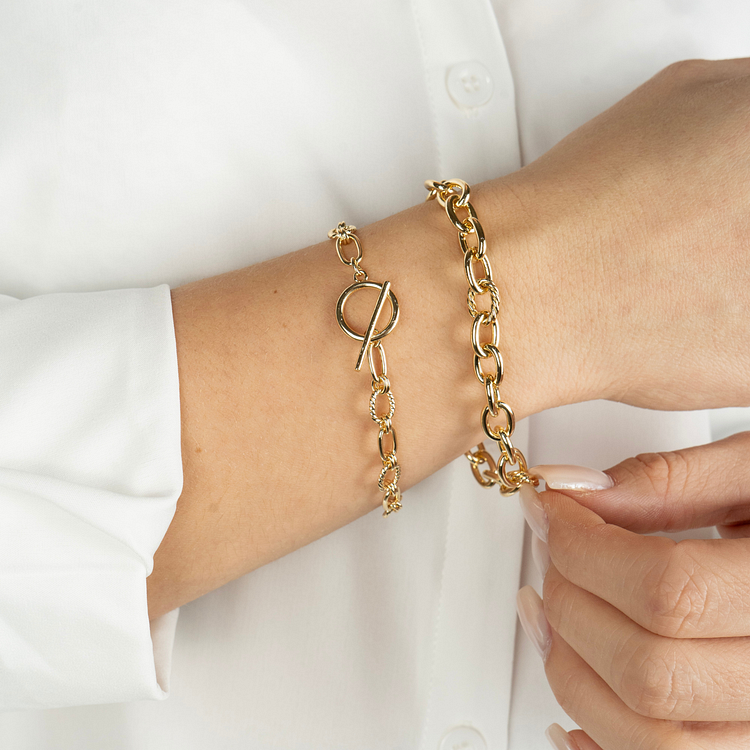 Classic Link Bracelet - Elisander-Gold-State of Style