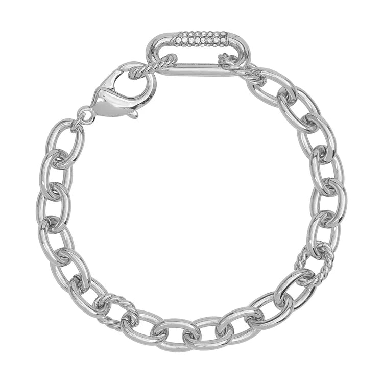 Classic Link Bracelet - Elisander-Silver-State of Style