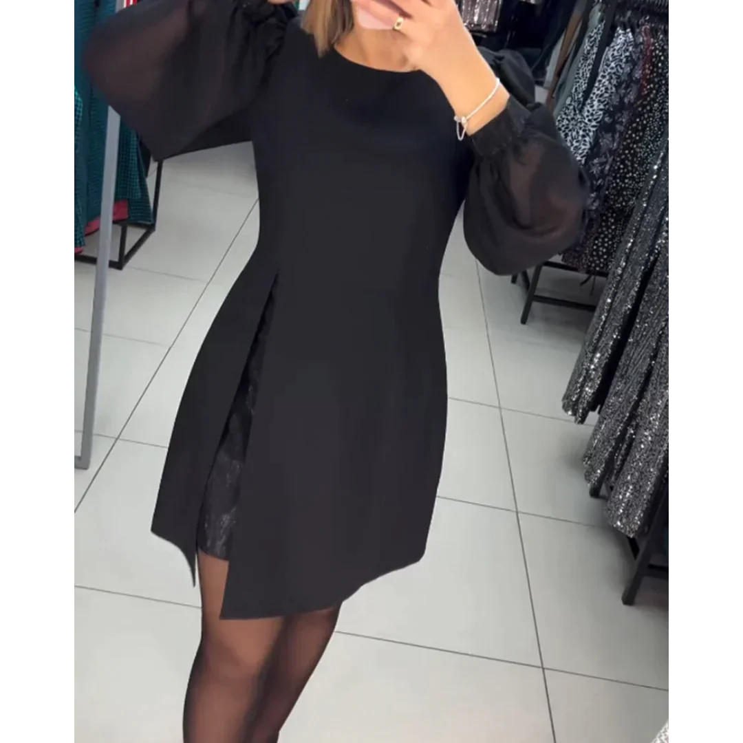 Classic Long Sleeve Dress - Isabelle-S-State of Style