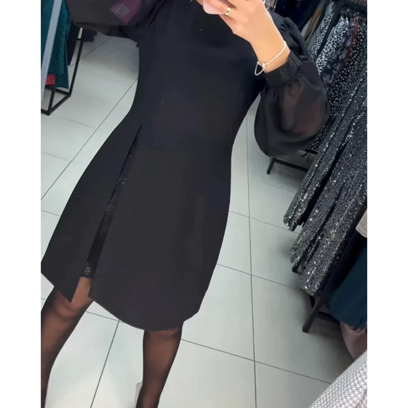 Classic Long Sleeve Dress - Isabelle-S-State of Style