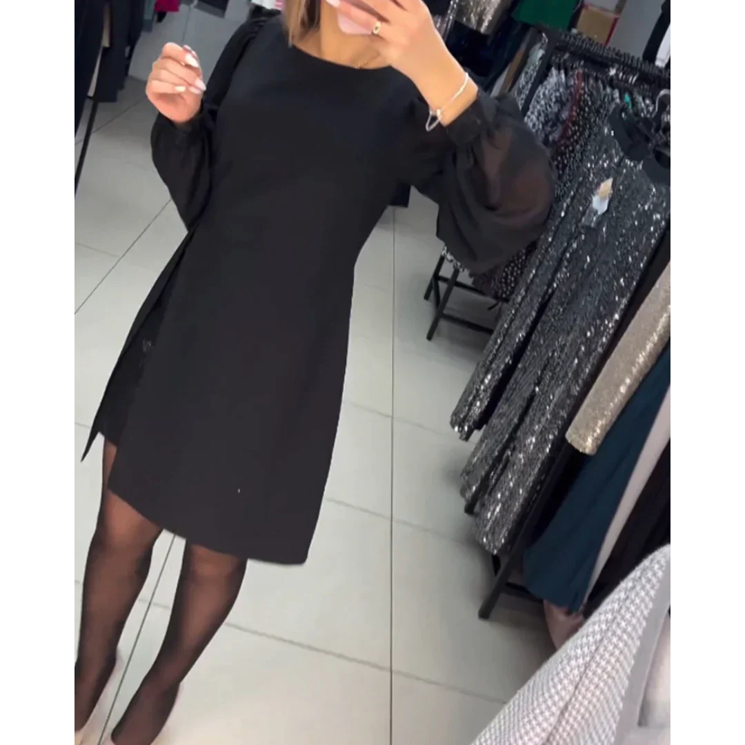 Classic Long Sleeve Dress - Isabelle-S-State of Style