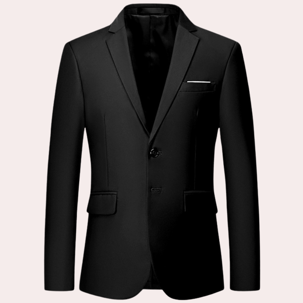 Classic Men's Blazer - Ariston-Black-46-State of Style