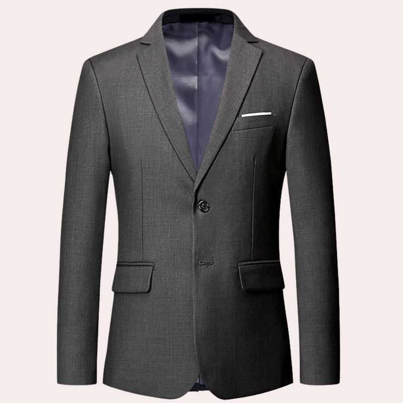 Classic Men's Blazer - Ariston-Grey-46-State of Style