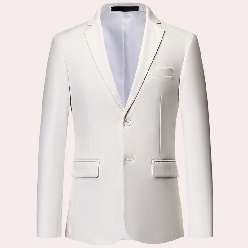 Classic Men's Blazer - Ariston-White-46-State of Style