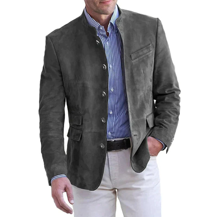 Classic Men's Coat - Maxim-Grey-S-State of Style