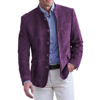 Classic Men's Coat - Maxim-Purple-S-State of Style