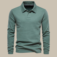 Classic Men's Long Sleeve Polo - Ruben-Green-S-State of Style