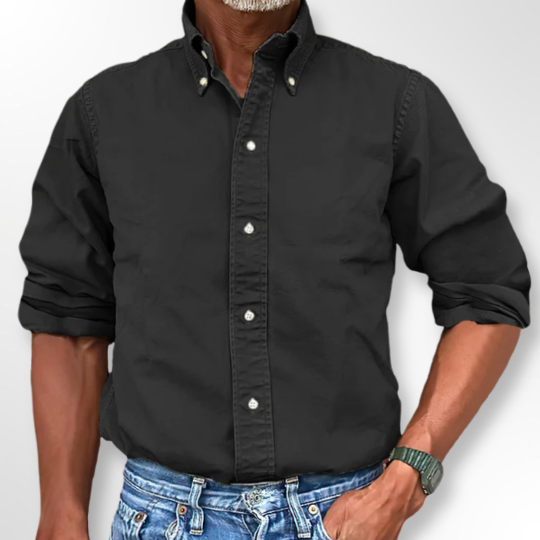 Classic Men's Shirt - Victor-Black-S-State of Style