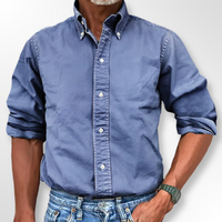 Classic Men's Shirt - Victor-Blue-S-State of Style