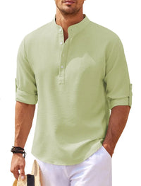Classic men's shirt with a relaxed fit – Lennox-Green-S-State of Style