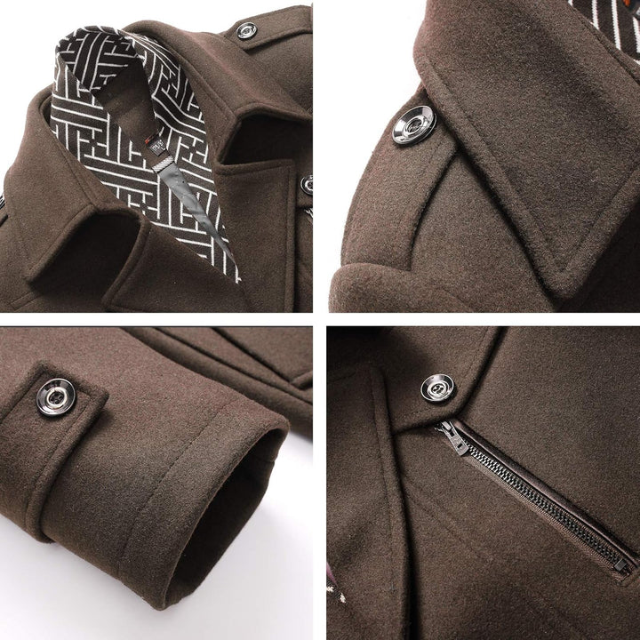 Classic Men's Winter Blazer - Luca-Black-S-State of Style