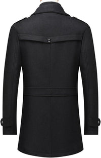 Classic Men's Winter Blazer - Luca-Black-S-State of Style