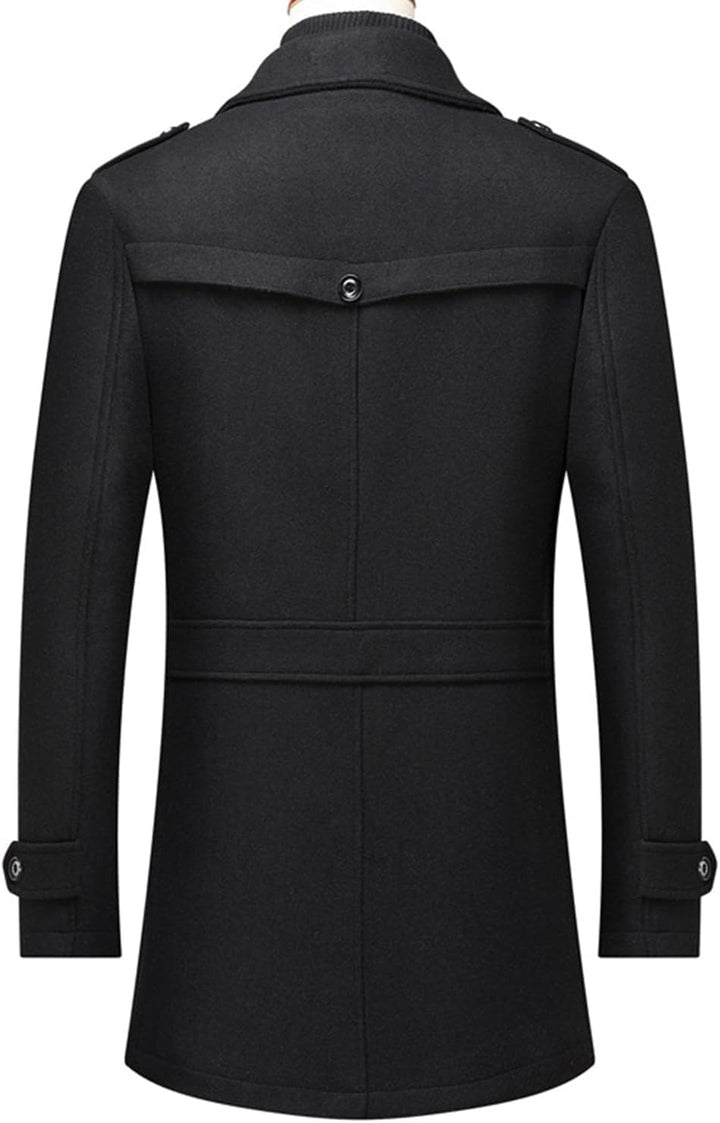Classic Men's Winter Blazer - Luca-Black-S-State of Style