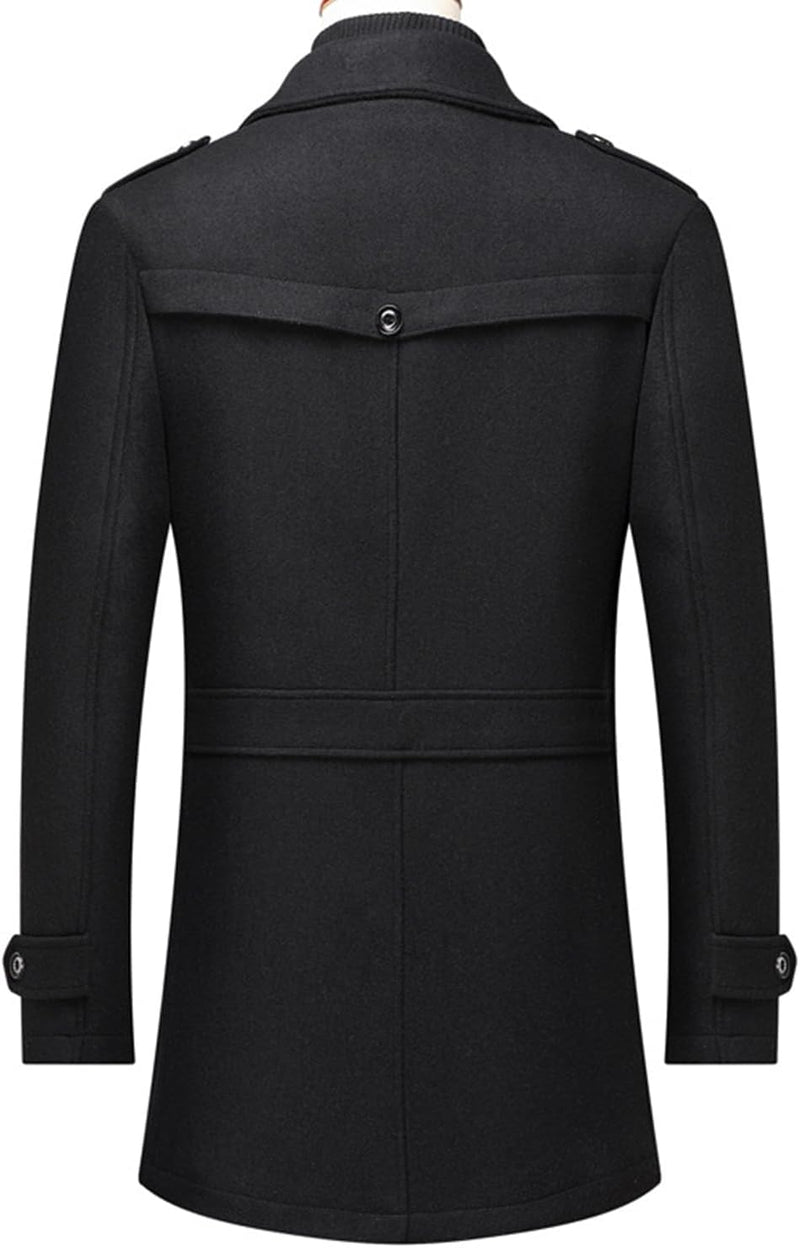 Classic Men's Winter Blazer - Luca-Black-S-State of Style