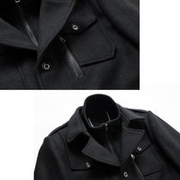 Classic Men's Winter Blazer - Luca-Black-S-State of Style