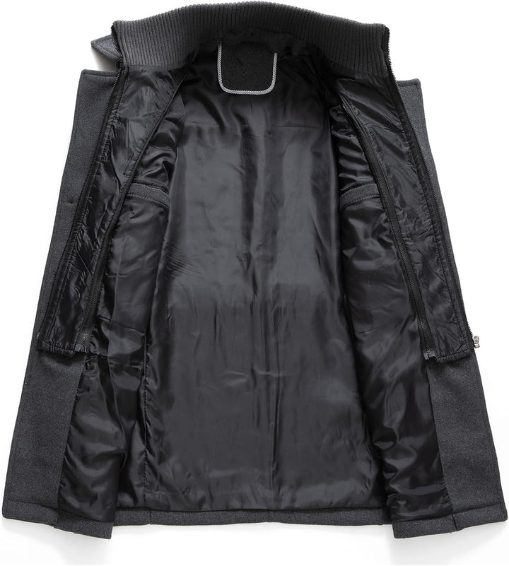 Classic Men's Winter Blazer - Luca-Black-S-State of Style