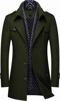 Classic Men's Winter Blazer - Luca-Black-S-State of Style
