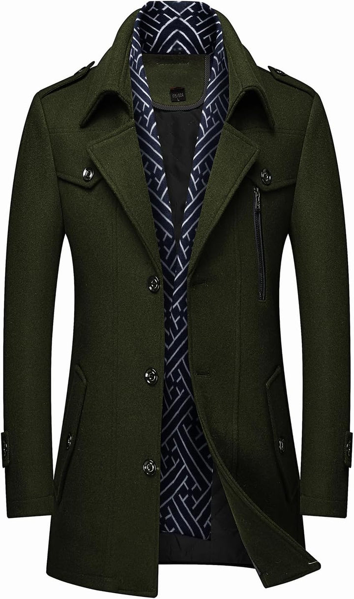 Classic Men's Winter Blazer - Luca-Black-S-State of Style