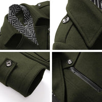 Classic Men's Winter Blazer - Luca-Black-S-State of Style