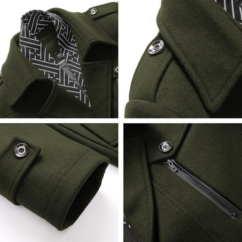 Classic Men's Winter Blazer - Luca-Black-S-State of Style