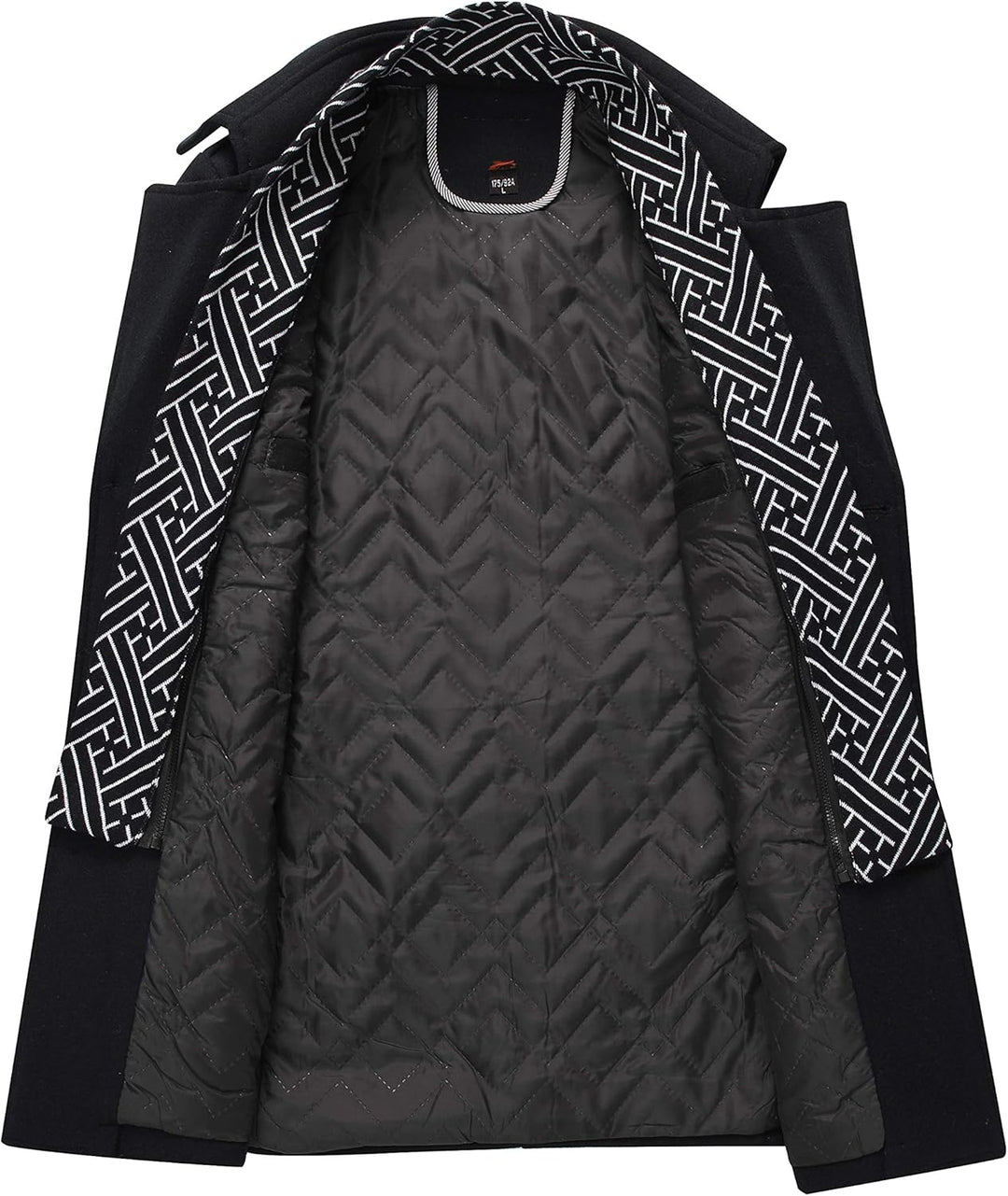 Classic Men's Winter Blazer - Luca-Black-S-State of Style