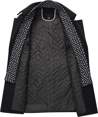 Classic Men's Winter Blazer - Luca-Black-S-State of Style