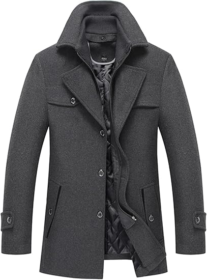 Classic Men's Winter Blazer - Luca-Grey 2-S-State of Style