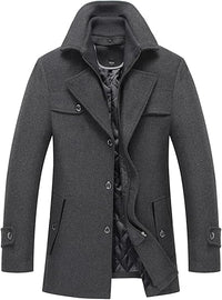 Classic Men's Winter Blazer - Luca-Grey 2-S-State of Style