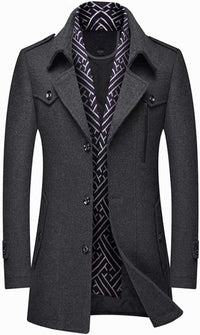 Classic Men's Winter Blazer - Luca-Grey-S-State of Style