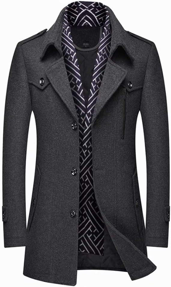 Classic Men's Winter Blazer - Luca-Grey-S-State of Style