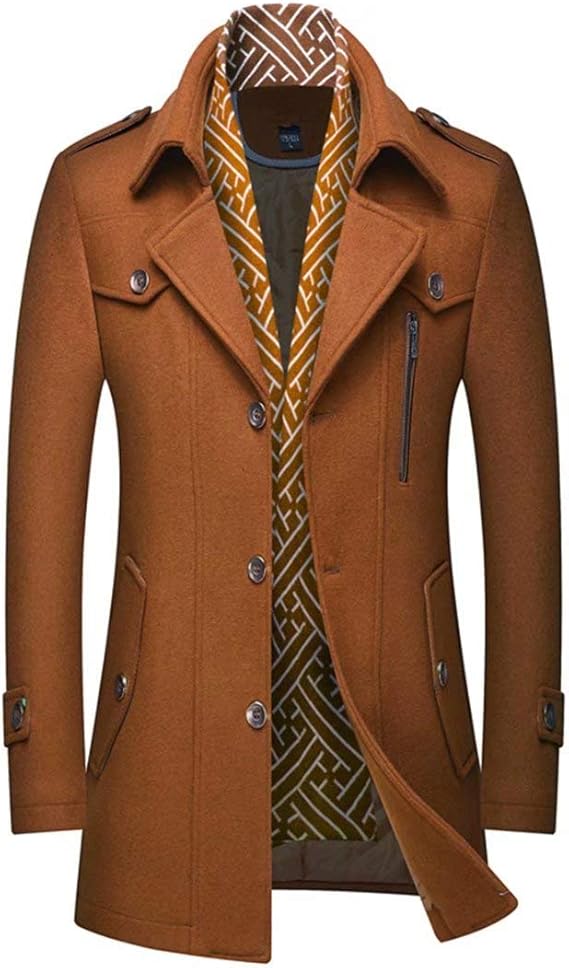 Classic Men's Winter Blazer - Luca-Yellow-S-State of Style