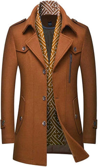 Classic Men's Winter Blazer - Luca-Yellow-S-State of Style