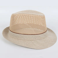 Classic Mesh Bowler Hat Marius – Lightweight Vintage Style-Beige-57-State of Style