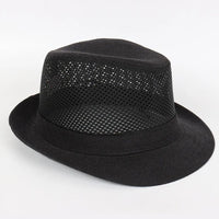 Classic Mesh Bowler Hat Marius – Lightweight Vintage Style-Black-57-State of Style