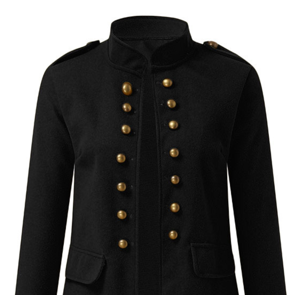 Classic Mid-length Women's Coat - Elise-Green-XS-State of Style