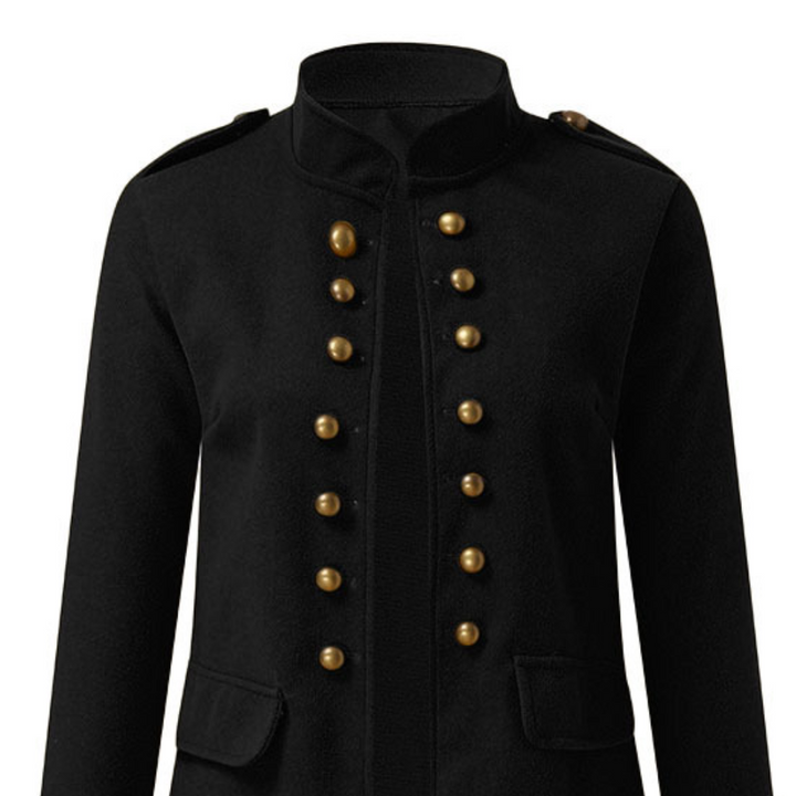 Classic Mid-length Women's Coat - Elise-Green-XS-State of Style