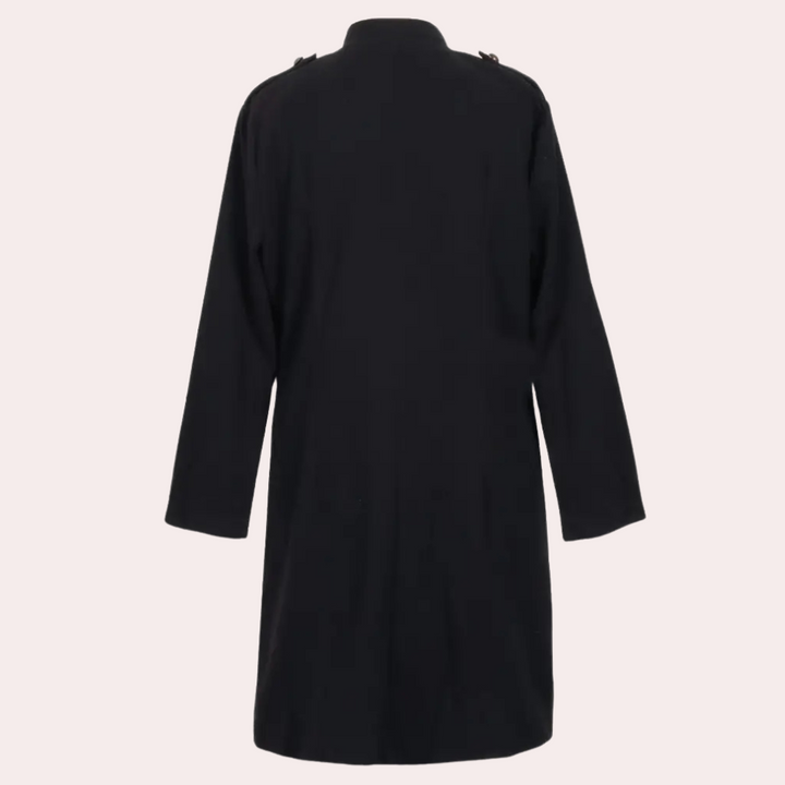 Classic Mid-length Women's Coat - Elise-Green-XS-State of Style