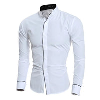 Classic Slim-Fit Shirt Jonas – Casual Elegance for Everyday Wear-White-M-State of Style