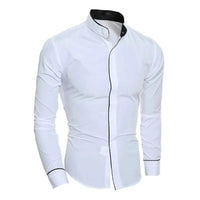 Classic Slim-Fit Shirt Jonas – Casual Elegance for Everyday Wear-White-M-State of Style
