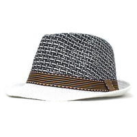 Classic Straw Jazz Hat Brandon – Retro Outdoor Style-Black-State of Style