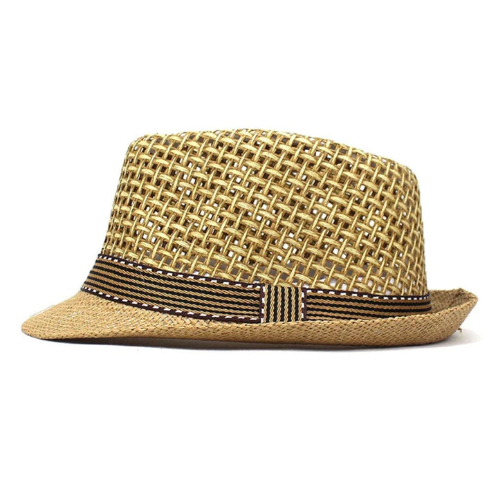 Classic Straw Jazz Hat Brandon – Retro Outdoor Style-Brown-State of Style