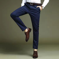 Classic Stretch Pants | All-Day Comfort-Navy Blue-29-State of Style