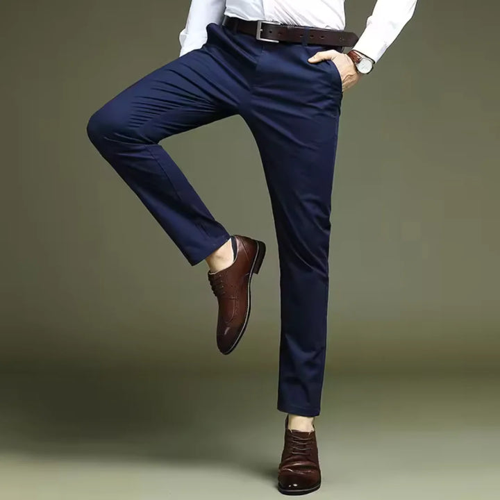 Classic Stretch Pants | All-Day Comfort-Navy Blue-29-State of Style