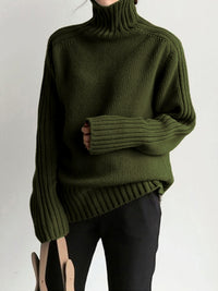 Classic Turtleneck for Women - Clara-Green-XS-State of Style